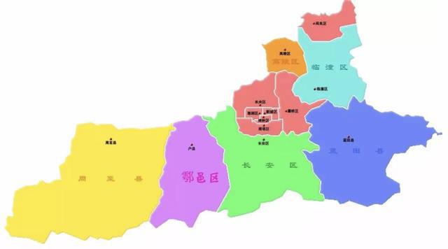 古都新貌，西安最新區(qū)域劃分圖解讀